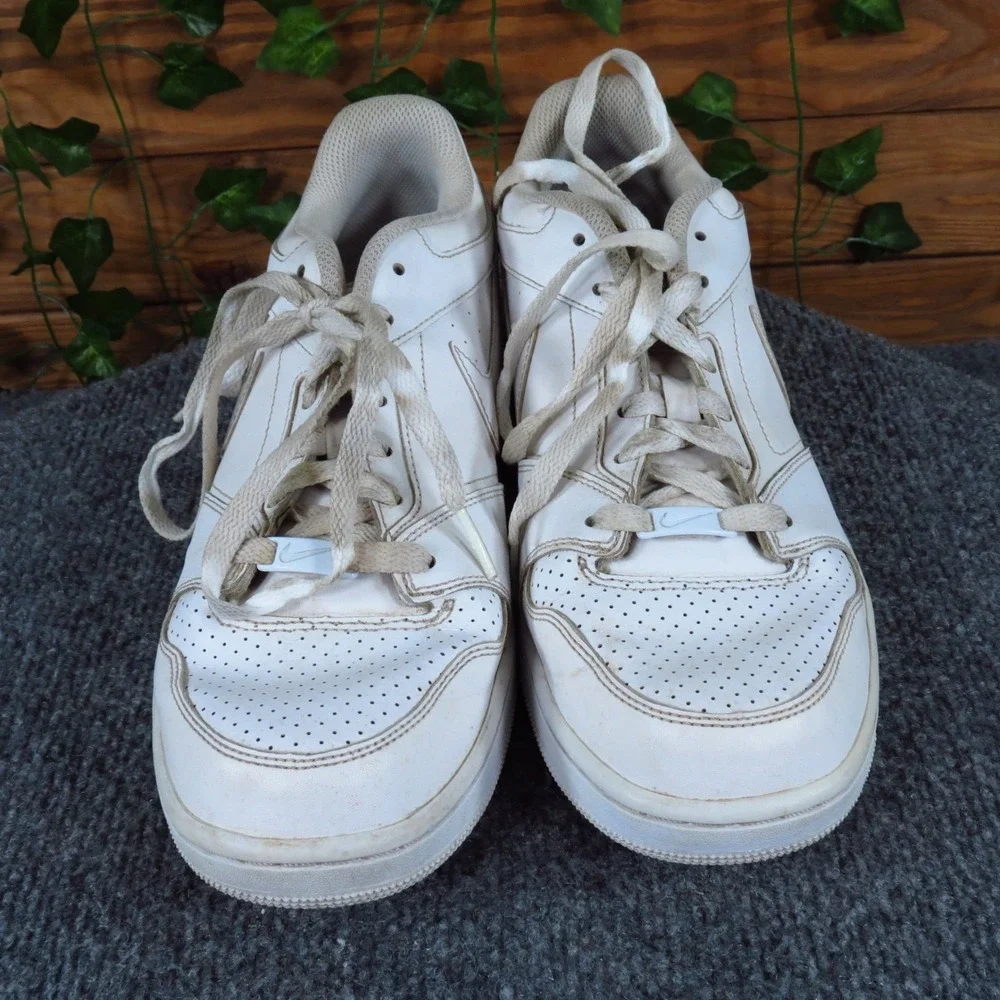 Nike Air Prestige IV Low Men Sneakers Size 8 White Leather Classic Casual Shoes